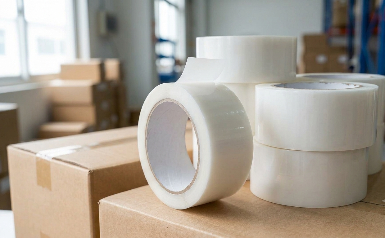 Milky White BOPP Packaging Tape